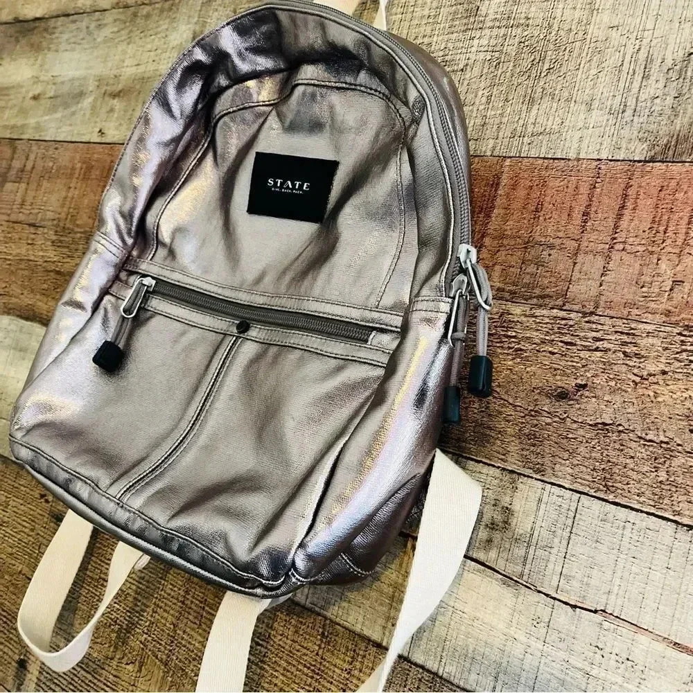 State Kane Metallic Backpack - Picture 6 of 10